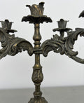 Candelabra Vintage French Style Metal Five Arm Ornate Candle Holder LOT 64245