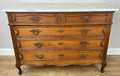 Chest of Drawers Antique French Oak Marble Top 5 Drawers Carved Cabinet LOT 62791