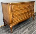 Chest of Drawers Vintage French Louis XVI 3 Drawers Carved Cabinet LOT 44576