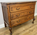 Chest of Drawers Vintage French Louis Oak 3 Drawers Carved Cabinet LOT 62701