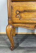 French Vintage Oak Bedside Tables Pair Cupboards Cabinets Louis XVI LOT 3943