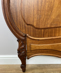Footboard Antique French Style Walnut Double Bed Carved Footboard LOT 64474