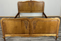 Bed Vintage French Louis XVI Double Bed Frame Oak Carved Headboard LOT 46191