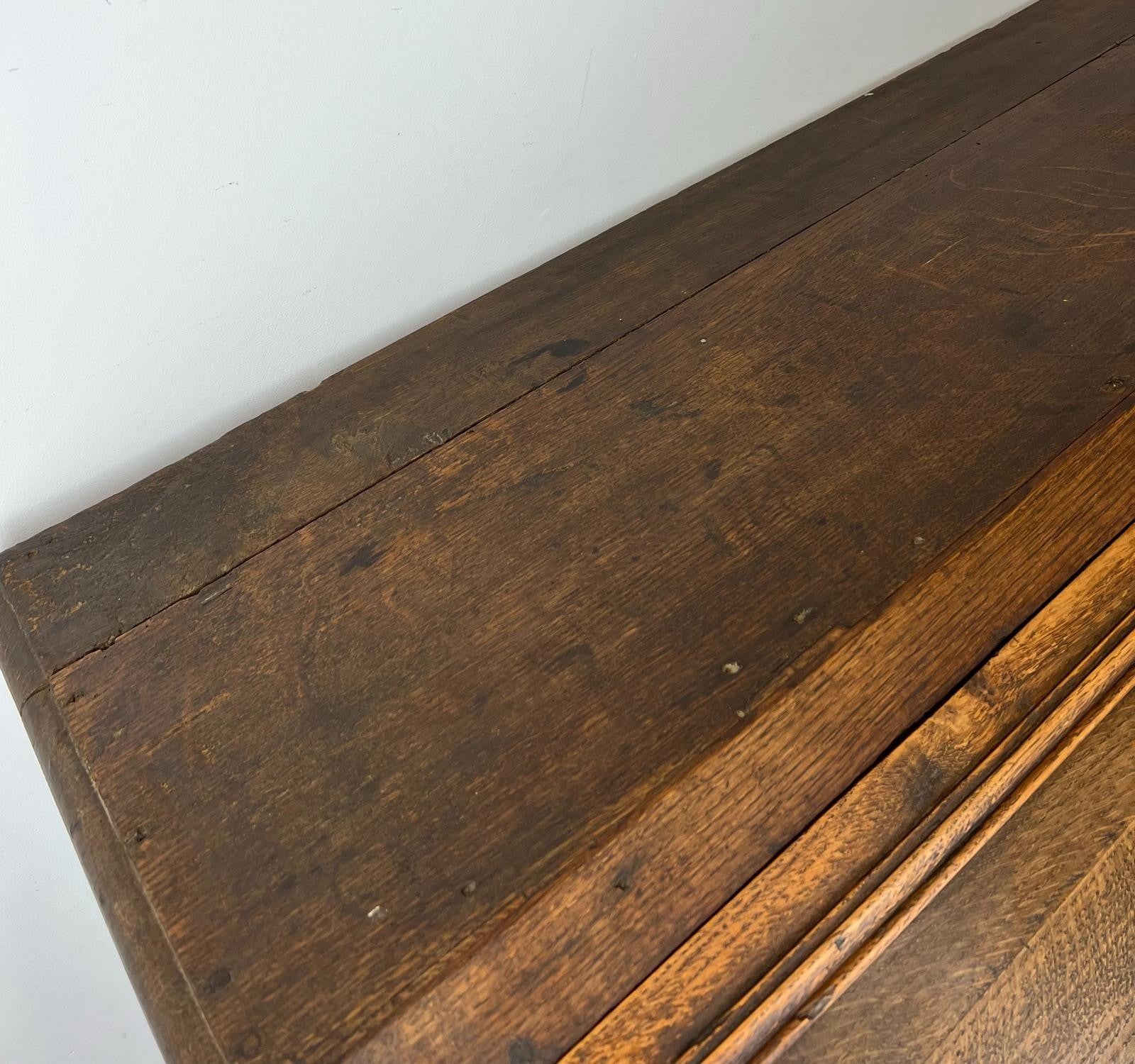 Chest of Drawers Vintage French Oak 3 Drawers Bureau Desk Cabinet LOT 216915