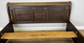Bed Vintage French Super King Size Sleigh Bed Frame 180x200cm Headboard LOT 64096