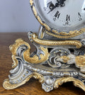 Lancini Imperial Ormolu Gilt Brass Mantle Clock with Candelabras  LOT 46417