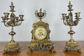 Clock Vintage French Style Clock Garniture with Candelabras LOT 46611
