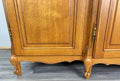 Wardrobe Vintage French Louis XVI Style Oak Four Door Armoire LOT 48209