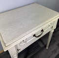 Bedside Table Vintage French Shabby Chic Painted Drawer Carved Cabinet LOT 4042