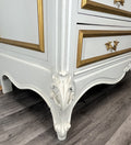 Chest of Drawers Vintage French Shabby Chic 3 Drawers Carved Cabinet LOT 45559