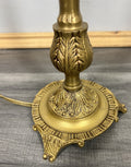 Lamp Vintage French Brass 3 Arm Candelabra Light Ornate Rococo Design LOT 44507