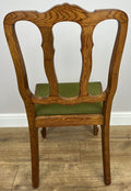 Dining Chairs Vintage French Louis Style Oak Set of 4 Upholstered Seats LOT 634710