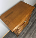 Chest of Drawers Vintage French Louis Oak 4 Drawers Carved Cabinet LOT 44667