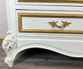 Chest of Drawers Vintage French Shabby Chic 3 Drawers Carved Cabinet LOT 45553