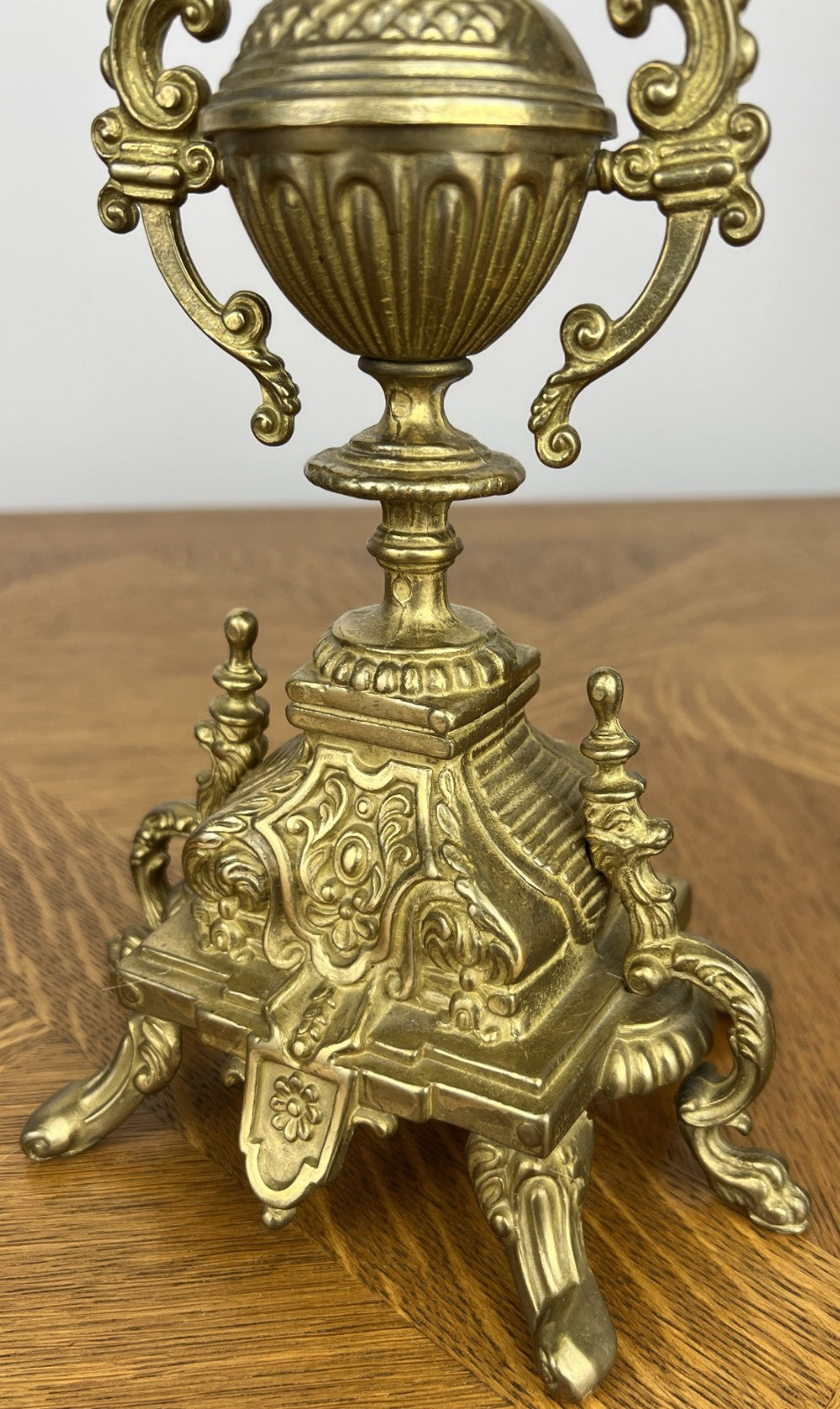 Pair of Candelabras Vintage French Style 5 Arm Ornate Candle Holders LOT 606013