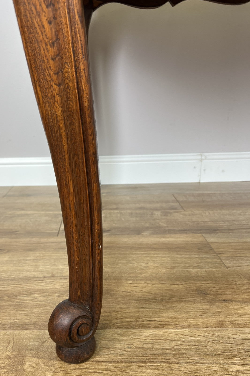 Dining Table Vintage French Louis XVI Carved Oak Extendable Table LOT 63548