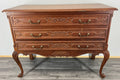 Chest of Drawers Vintage French Louis XVI Oak Carved 3 Drawer Cabinet LOT 43951