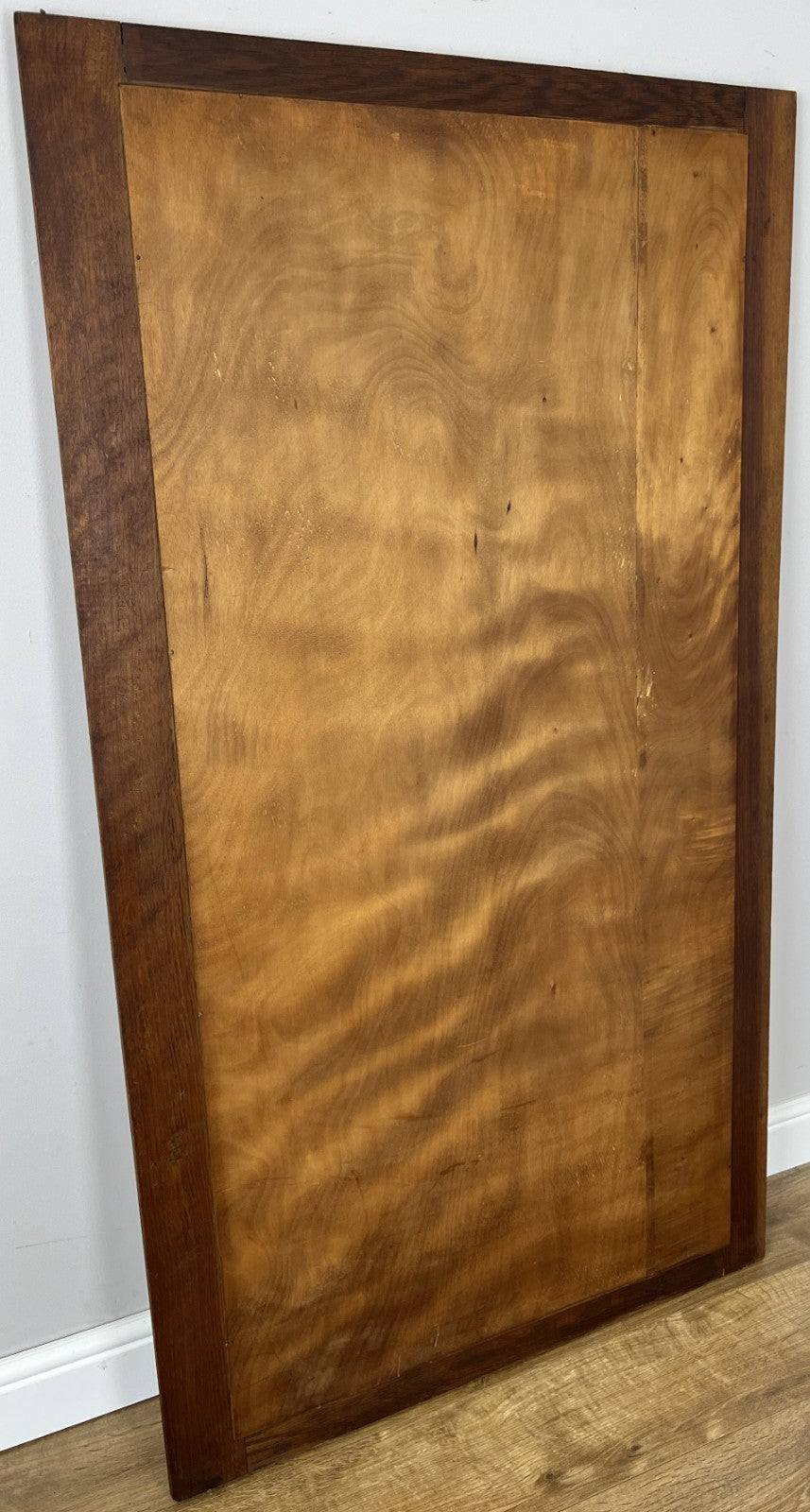 Mirror Antique French Style Wall Mirror Oak Carved Decorative Frame LOT 619510