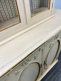 Display Cabinet Vintage French Style Shabby Chic Glazed Sideboard LOT 47929