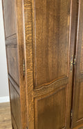 Wardrobe Vintage French Louis XVI Style Four Door Oak Carved Armoire LOT 60815