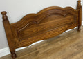 Footboard Vintage French Style Oak Double Bed Carved Footboard LOT 61835