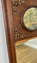 Wall Mirror Antique French Style Oak Carved Ornate Wall Frame LOT 60884