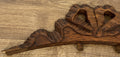 Pediment Antique French Style Oak Hand Carved Decorative Crest LOT 61722