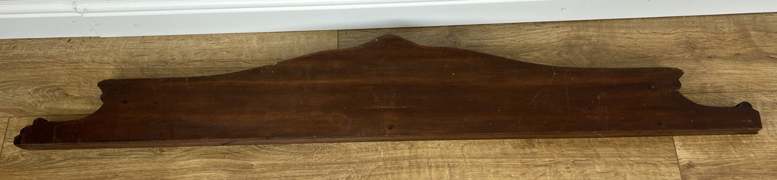 Pediment Antique French Style Walnut Hand Carved Decorative Crest LOT 61671
