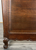 Bed Vintage French Louis XVI Single Bed Frame Oak Carved Headboard LOT 45944