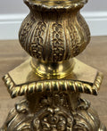 Floor Lamp Vintage French Style Standing Lamp Ornate with Tassel Shade LOT 607616