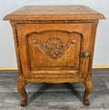 Pair of Bedside Tables Vintage French Oak Louis Nightstands Cabinets LOT 43304