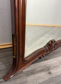 Antique French Style Carved Walnut Wall Mirror Home Decor Wall Frame LOT 45739