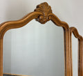 Vintage Dressing Table with Mirror French Oak Louis Vanity Table Makeup LOT 45202