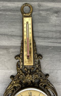 Barometer Vintage French Wall Weather Station Thermometer & Hygrometer LOT 43241