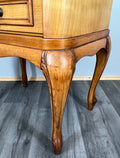 Bedside Table Vintage French Louis XVI Nightstand  2 Drawers Cabinet LOT 35866