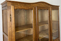 Bookcase Vintage French Louis XIV Oak Glazed Display Cabinet Sideboard LOT 6524