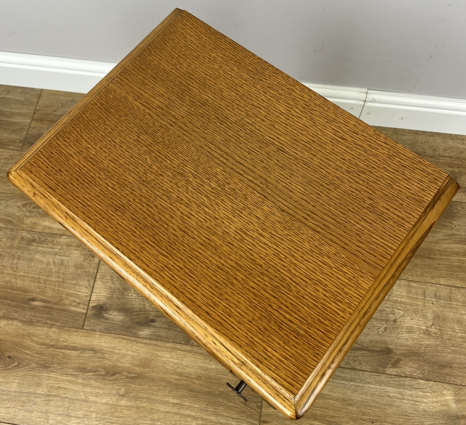Pair of Bedside Tables Vintage French Louis Oak Nightstands Cabinets LOT 62178