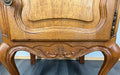 Pair of Bedside Tables Vintage French Louis Oak Nightstands Cabinets LOT 34694
