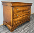 Chest of Drawers Vintage French Style 3 Drawer Brass Handles Cabinet LOT 43981