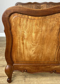 Bed Vintage French Louis XVI Double Bed Frame Oak Carved Headboard LOT 49142