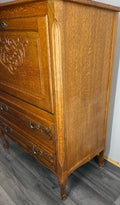 Cabinet Vintage French Louis XIV Style Drop Front Cupboard Sideboard LOT 26463