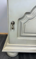 Pair of Bedside Tables Antique French Shabby Chic Style Carved Cabinets LOT 28994
