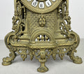 Clock Vintage French Style Quartz Ornate Roman Numeral Mantel Clock LOT 6443