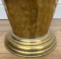 Umbrella Stand Vintage Style Brass Hall Stick Holder Hammered Finish LOT 60204