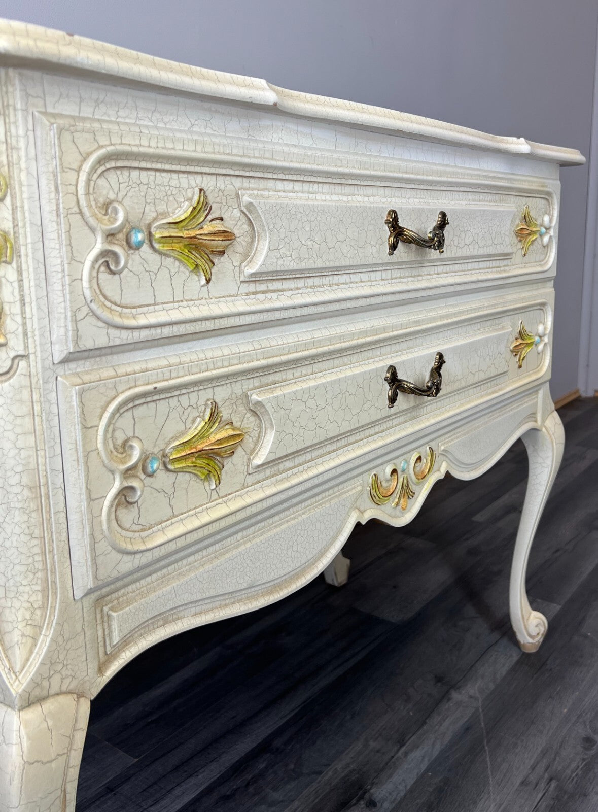 Chest of Drawers Vintage French Shabby Chic Louis XIV Sideboard Cabinet LOT 31924