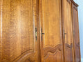 Wardrobe Vintage French Louis XVI Style Oak Five Door Carved Armoire LOT 63978