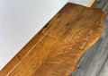 French Vintage Style Coat Rack Oak 5 Hooks Ornate Wall Shelf Coat LOT 46919