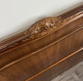 Bed Frame Vintage French Louis XVI Style  King Size Carved Panel LOT 40956