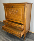 Cabinet Vintage French Louis XIV Style Drop Front Cupboard Sideboard LOT 26469