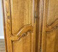 Wardrobe Vintage French Louis XVI Style Five Door Oak Carved Armoire LOT 61256